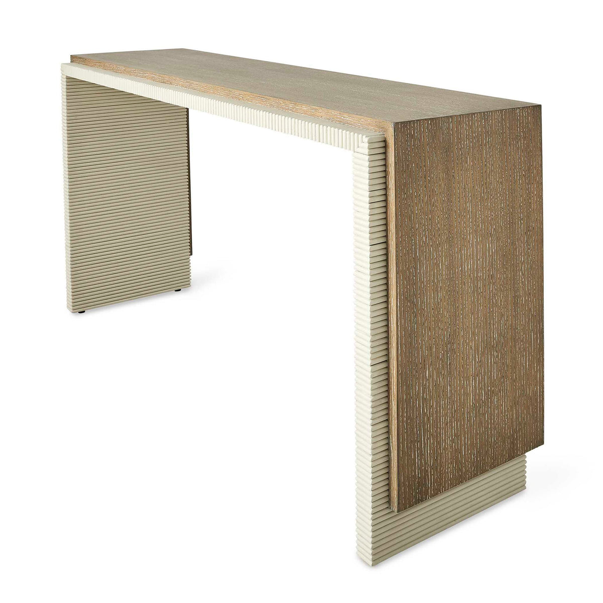 Magic Keys - Console Table - Light Brown / White