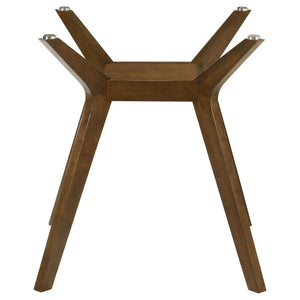 Paxton Square Wood Counter Height Dining Table Base Brown
