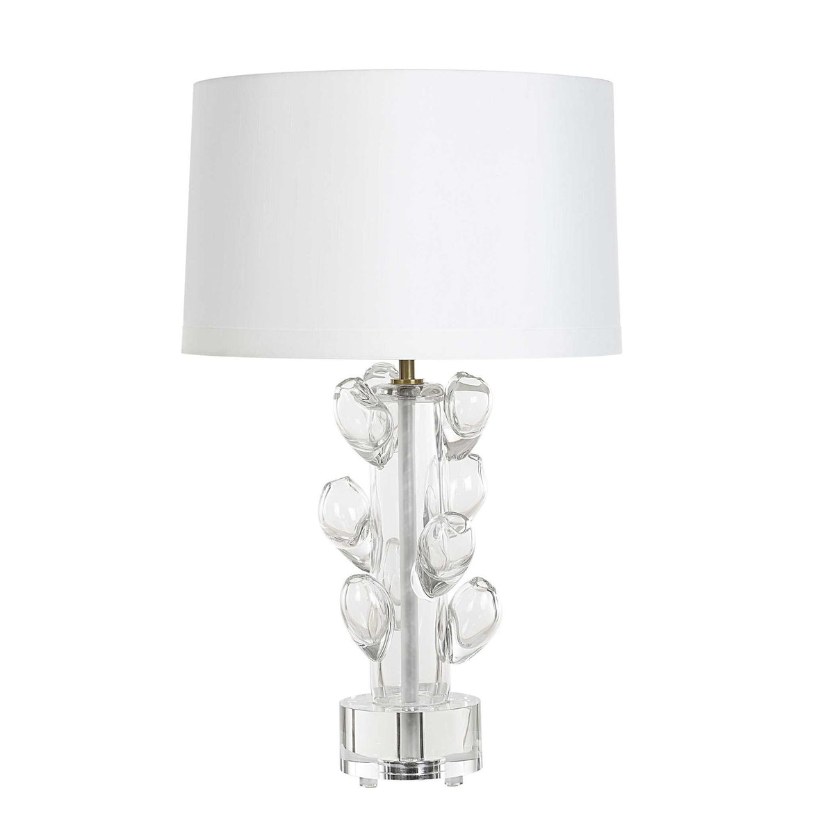 Clear Bloom - Table Lamp - White