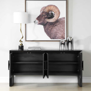 Williams - 4 Door Cabinet - Black