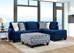 Waldport - Sectional, Navy