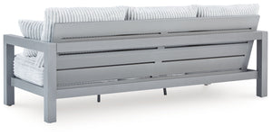 Hurley Park - Sofa With Cushion - Gray - R&R Furniture Gallery (Fountain Valley, CA)