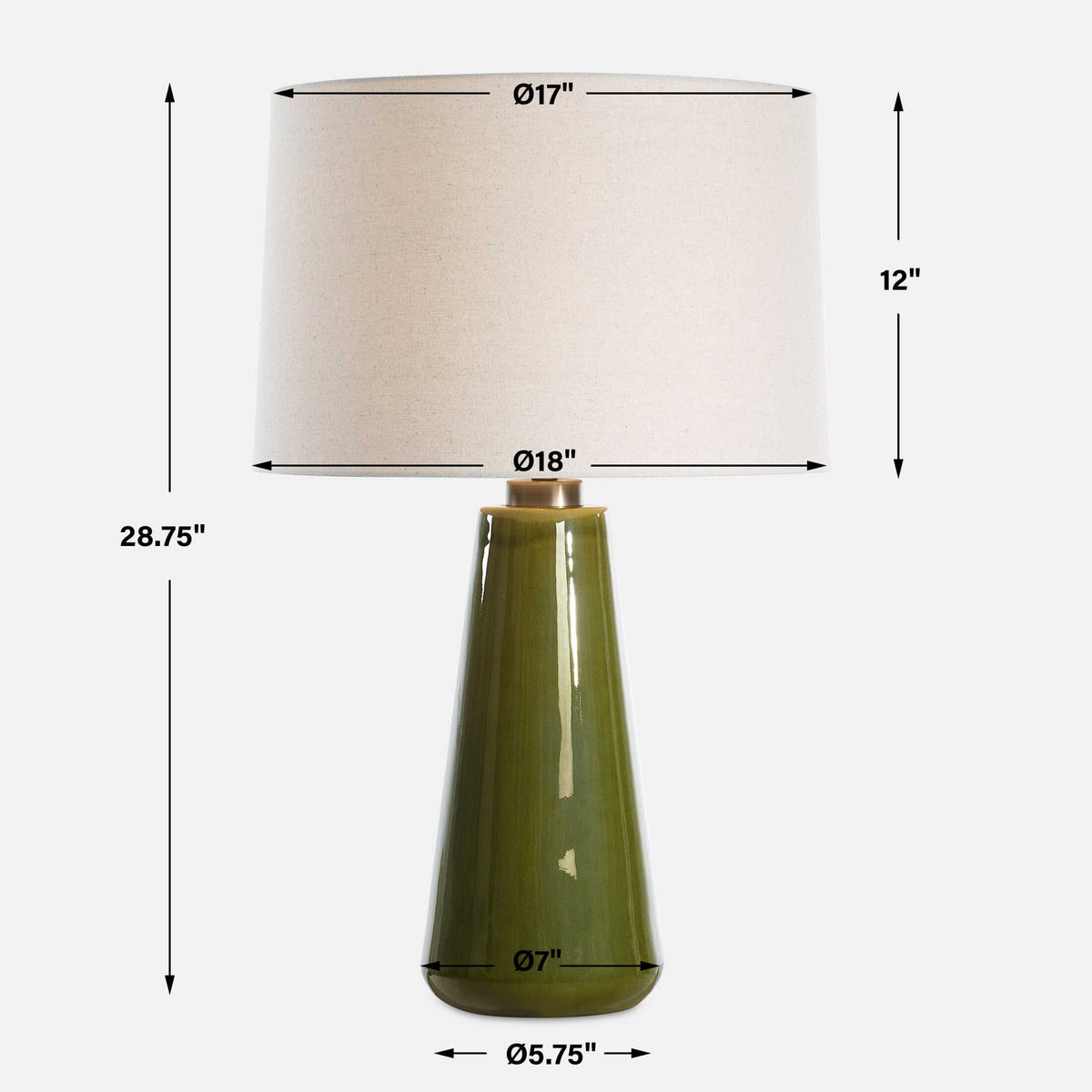 Kelley - Table Lamp - Moss Green