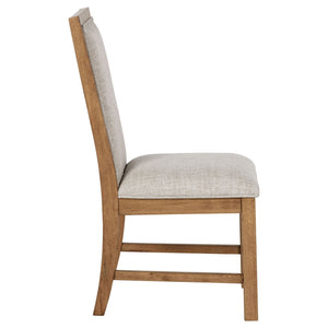 Survista - Upholstered Dining Side Chair (Set of 2) - Brown