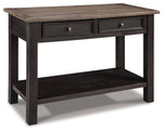 Tyler Creek - Sofa Table - Grayish Brown / Black - R&R Furniture Gallery (Fountain Valley, CA)