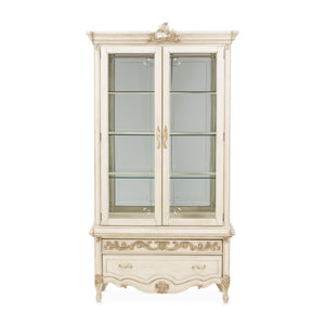 Platine de Royale - Curio Cabinet - Champagne - R&R Furniture Gallery (Fountain Valley, CA)
