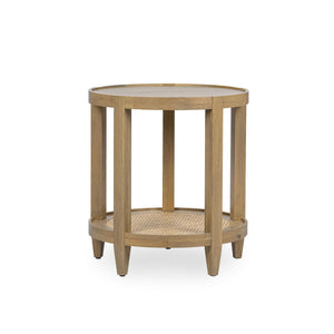 Devin - Solid Wood Round Table - R&R Furniture Gallery (Fountain Valley, CA)