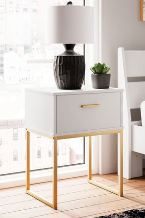 Socalle - One Drawer Night Stand - R&R Furniture Gallery (Fountain Valley, CA)