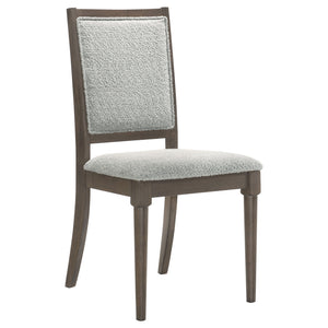 Perkins - Upholstered Dining Side Chair (Set of 2) - Dark Brown