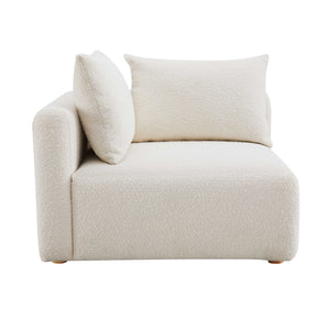 Hangover - Boucle Modular Corner Chair - Cream - R&R Furniture Gallery (Fountain Valley, CA)