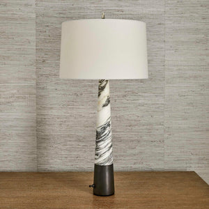 Lance - Table Lamp - Black / Bronze / White