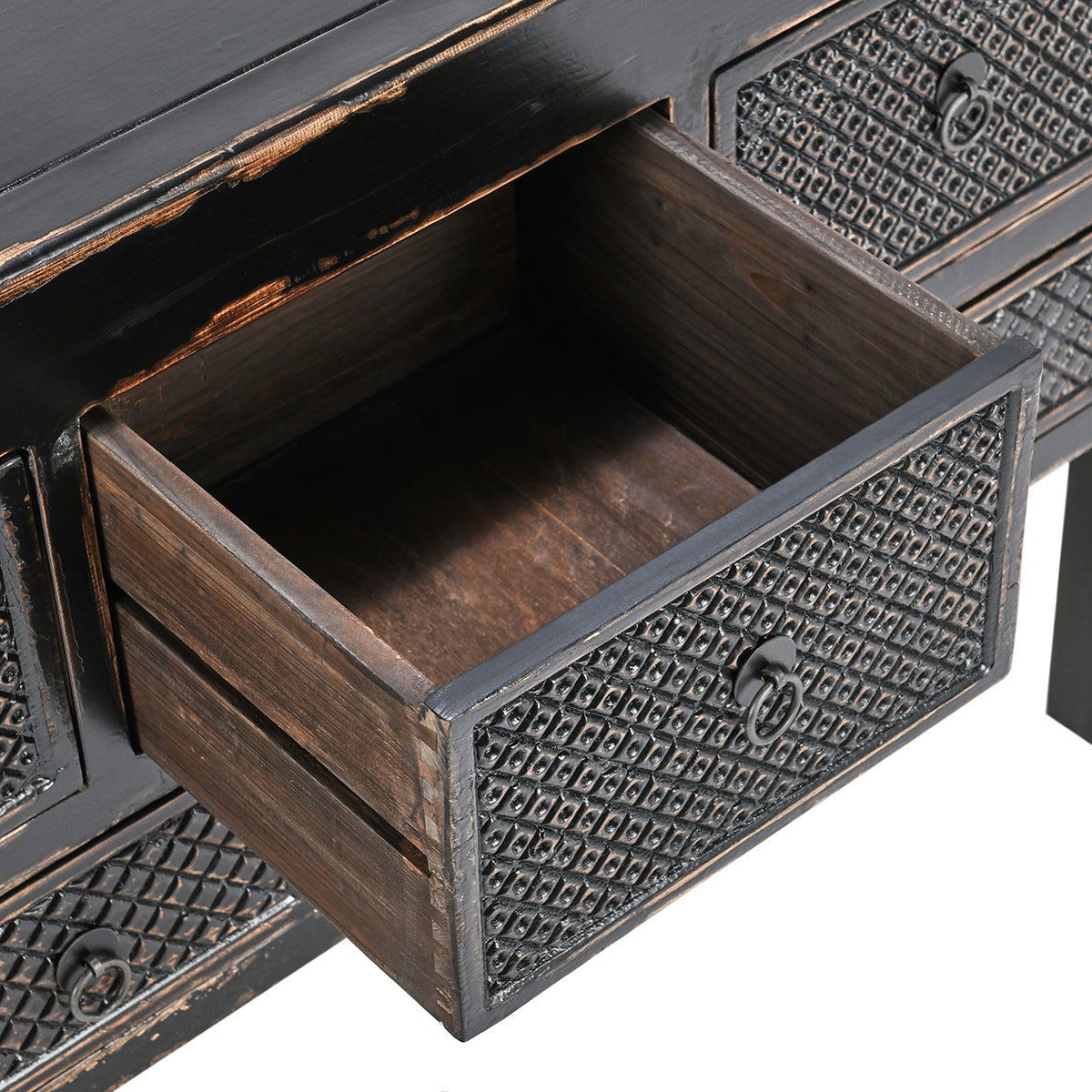 Lahey - 11 Drawer Console Table - R&R Furniture Gallery (Fountain Valley, CA)