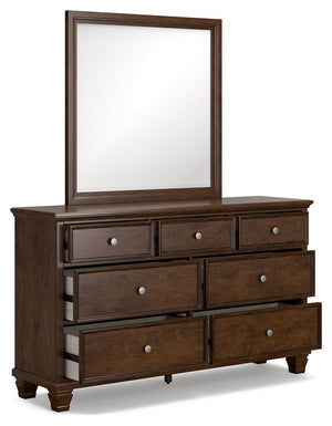 Danabrin - Dresser And Mirror - Brown - R&R Furniture Gallery (Fountain Valley, CA)