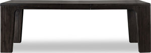 Zamba Extendable Acacia Wood Dining Table in Jaguar