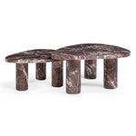 Libby - 2-Piece Faux Marble Nesting Coffee Table Set - Red Levanto - R&R Furniture Gallery (Fountain Valley, CA)