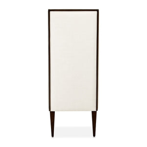 Belmont Place - Desk Chair - White / Dark Brown - R&R Furniture Gallery (Fountain Valley, CA)
