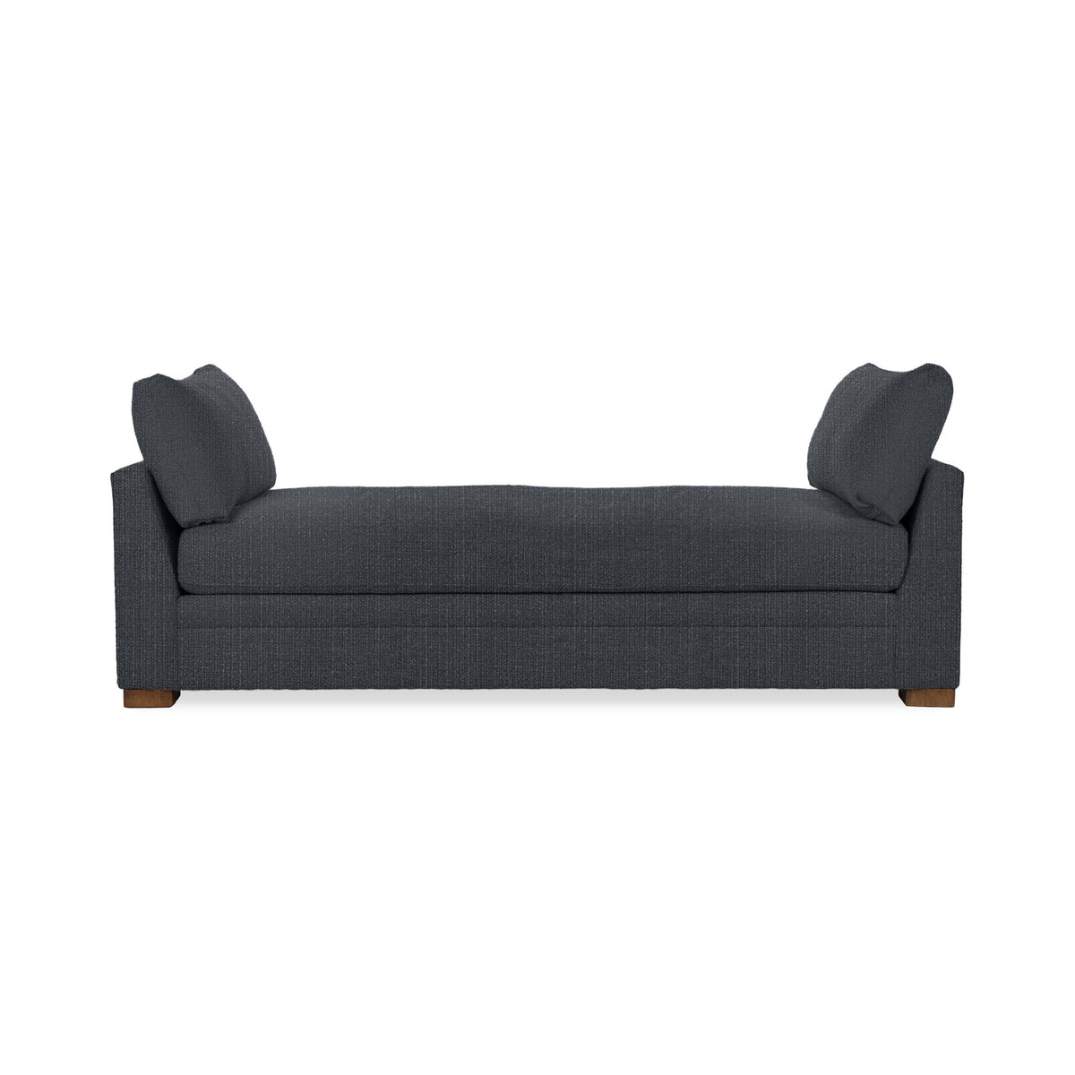 Classic Home Audrey daybed with a wooden frame and white bedding, stylish and comfortable for a bedroom or guest room.