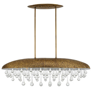 Downpour - 10 Light Pendant - Oval