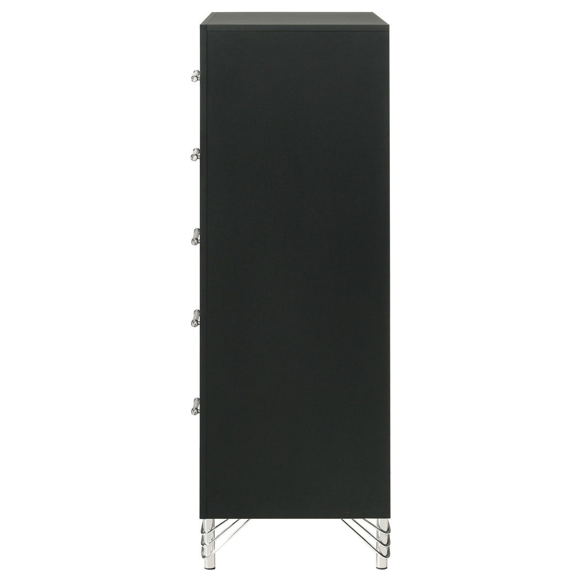Malcolm - 5 Drawer Bedroom Chest - Black