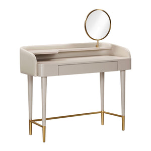 Penelope - Vegan Leather Wrapped Vanity Desk - R&R Furniture Gallery (Fountain Valley, CA)