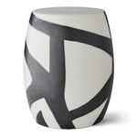 Figurative - Garden Stool - Black / White