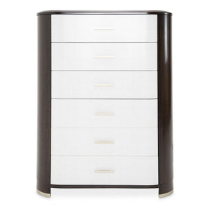 Paris Chic - 6-Drawer Chest - Espresso Brown - R&R Furniture Gallery (Fountain Valley, CA)