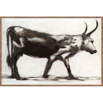 Horn - 48" x 72" Painting By Buddy Whitlock - Walnut - R&R Furniture Gallery (Fountain Valley, CA)
