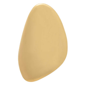 Jelly Bean - 26" x 16" Wall Sculpture - Gold
