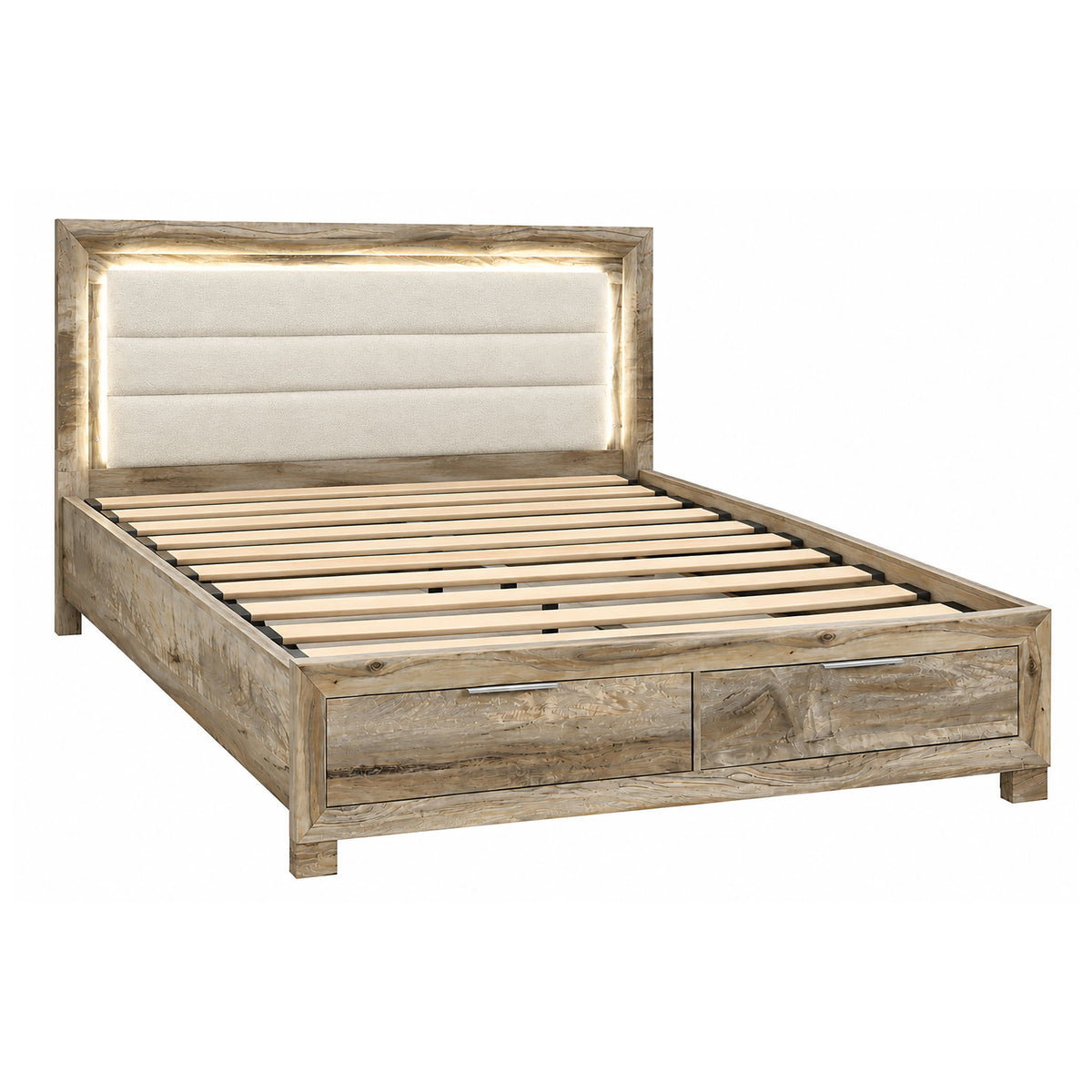 Cllisie - Bed With Padded Headboard