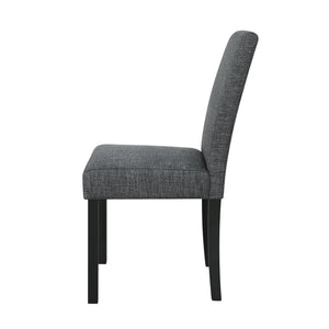 Sarang - Panda Dining Table With 4 Padded Dining Chairs - Black