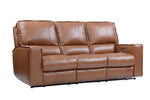 Rockford - Triple Power Reclining Reclining Sofa - Verona Saddle - R&R Furniture Gallery (Fountain Valley, CA)