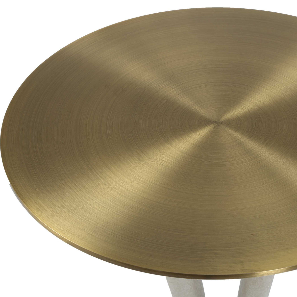 Sonia - Modern Accent Table - Brass