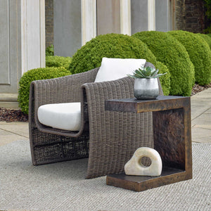 Obra - Outdoor Side Table - Bronze
