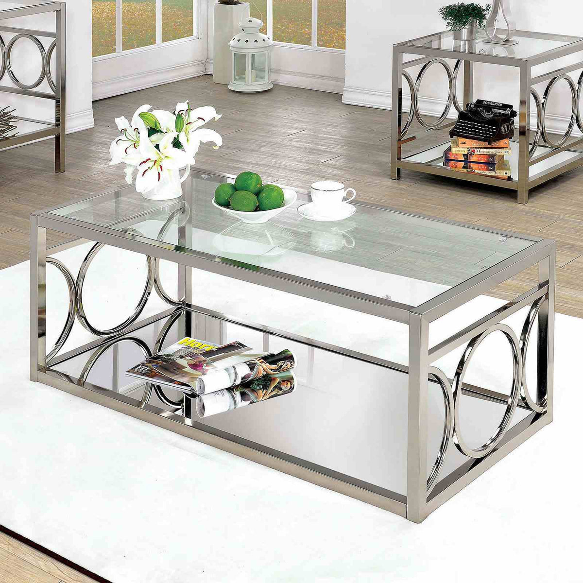 Rylee - Coffee Table, Chrome