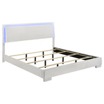Strick & Bolton - High Gloss Panel Bed With LED Lights