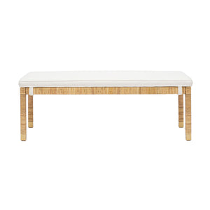 Amara - Woven Rattan Bench - R&R Furniture Gallery (Fountain Valley, CA)