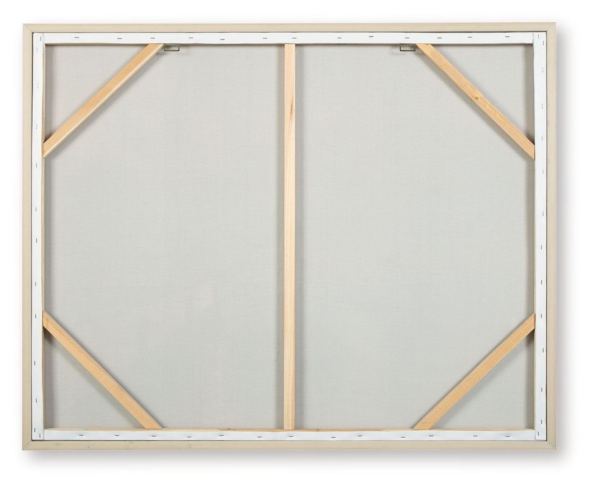 Worthney - Wall Art - Blue / White / Brown - R&R Furniture Gallery (Fountain Valley, CA)