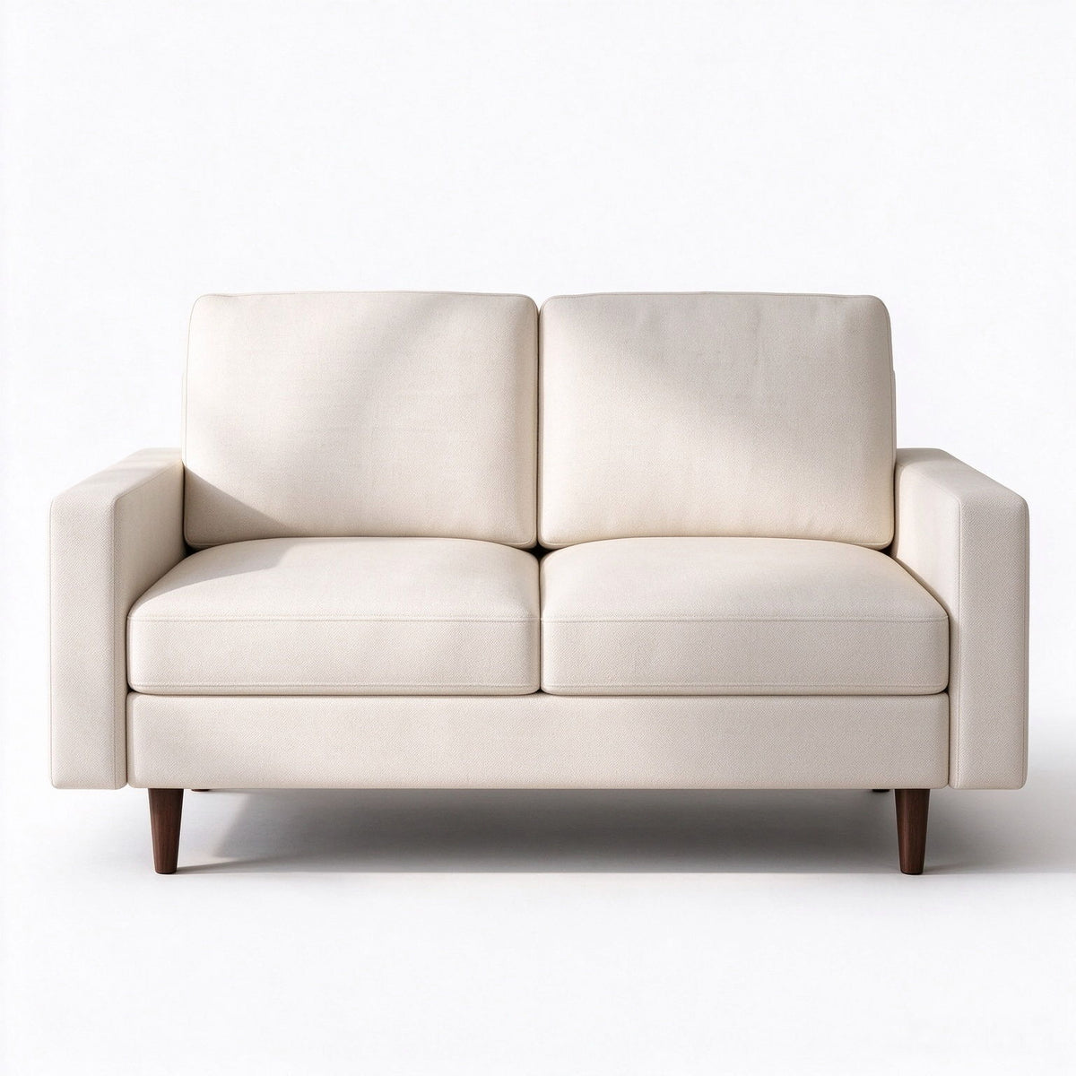 2 Seat Loveseat Sofa, Loose Back Cushion For Living Room