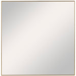 Uttermost Alexo square wall mirror with sleek frame, hanging on a modern interior wall, showcasing contemporary home decor.