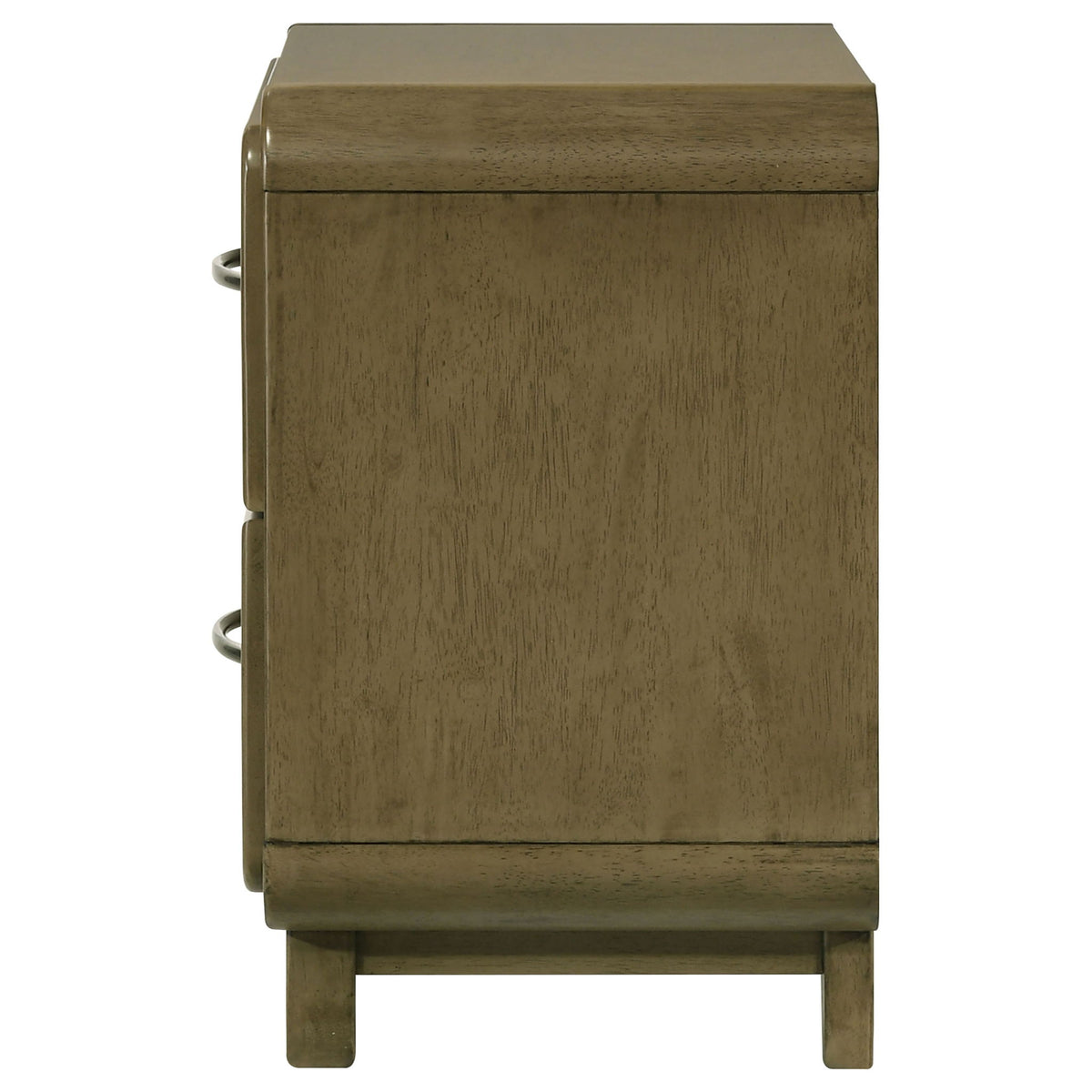 Tully - 2 Drawer Nightstand - Nutmeg Brown