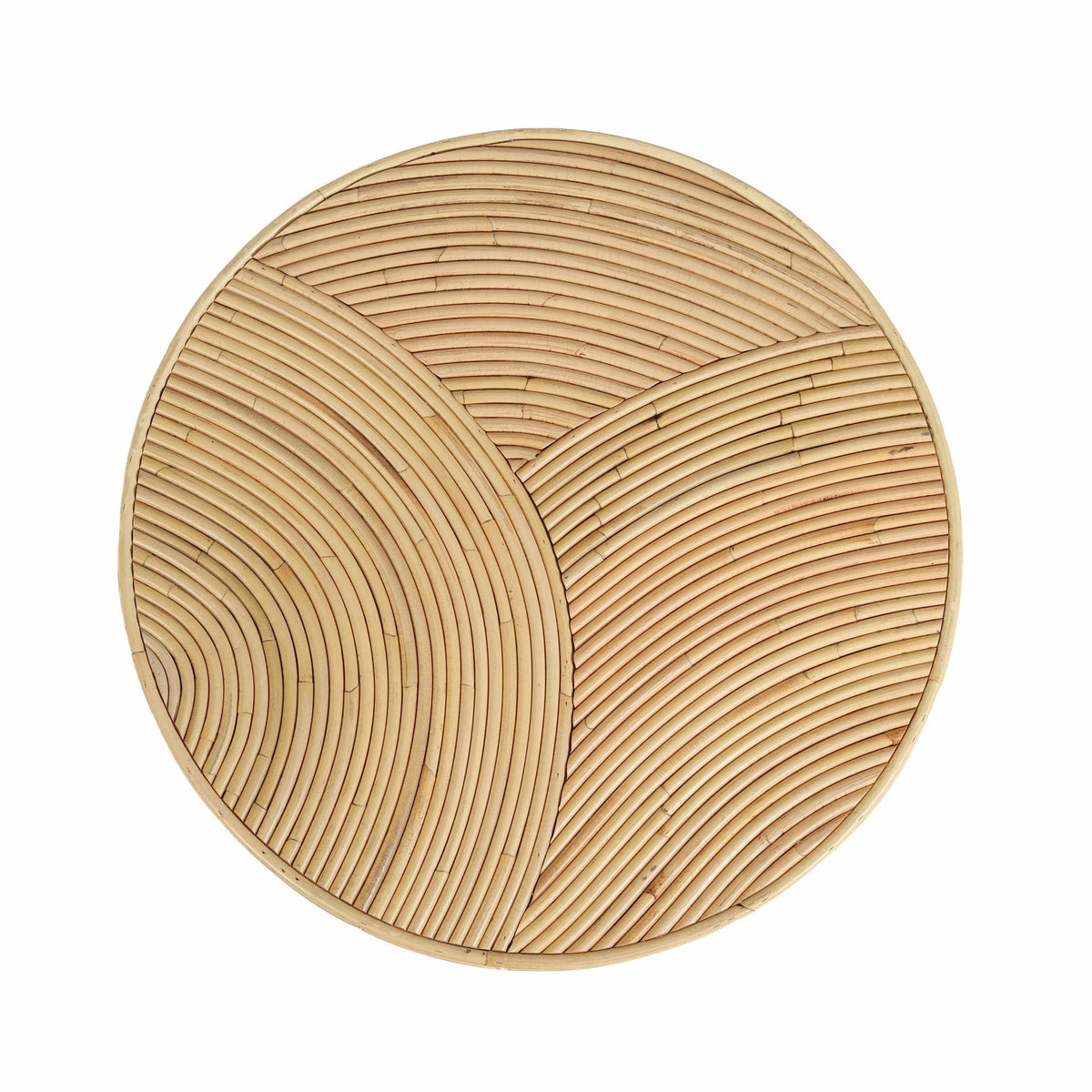 Matea - Rattan Arch Side Table - Natural - R&R Furniture Gallery (Fountain Valley, CA)