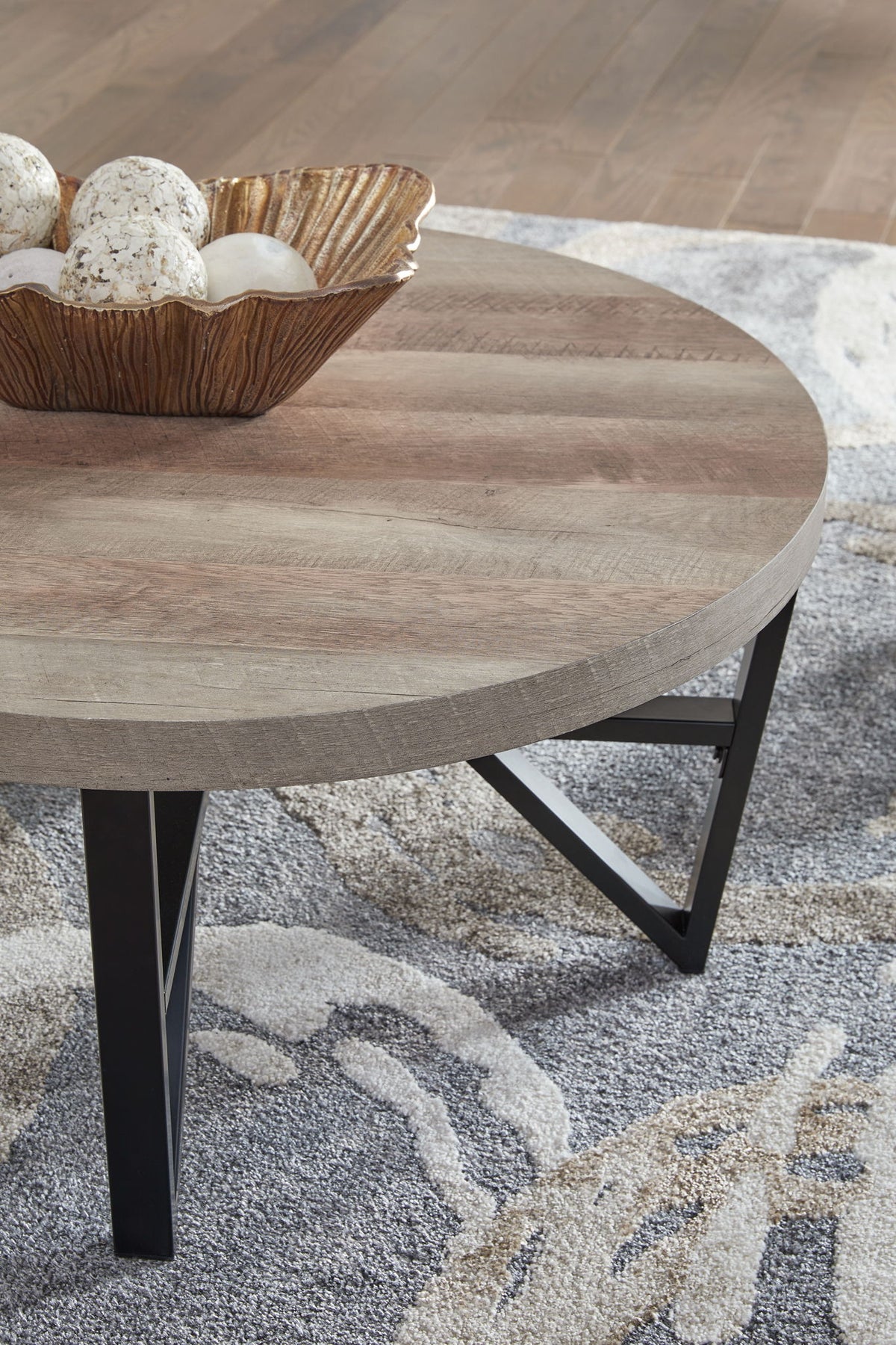 Deanlee - Occasional Table Set (Set of 3) - Grayish Brown / Black - R&R Furniture Gallery (Fountain Valley, CA)