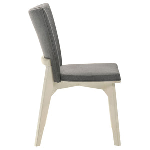 Jean - Upholstered Dining Side Chair (Set of 2) - Gray