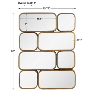 Canute - Modern Mirror - Gold