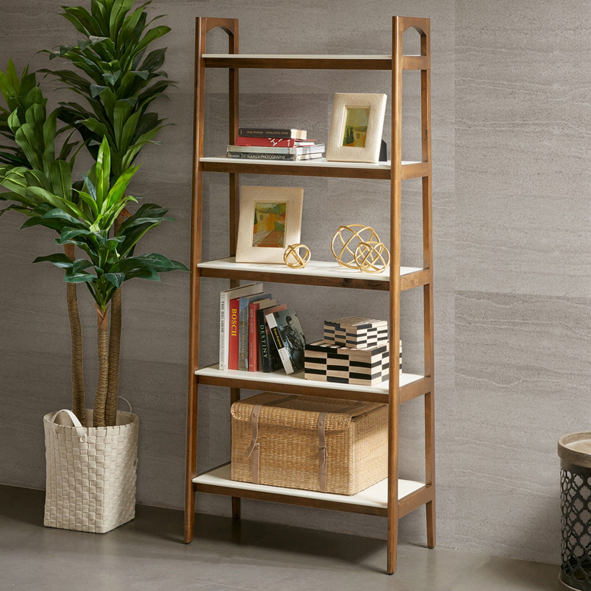 Parker - Bookcase With 5 Shelves - R&R Furniture Gallery (Fountain Valley, CA)