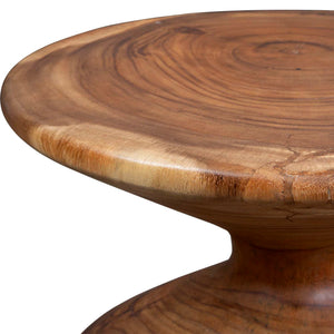 Lynx - Hourglass Accent Table - Dark Brown