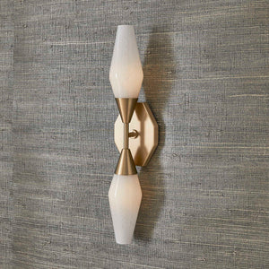 Agapanthus - 2 Light Sconce - Brass