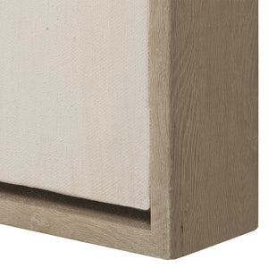 Embark - Hand Painted Abstract Canvas - Black / Brown / Gray / Woodtone