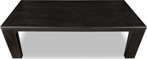 Zamba Extendable Acacia Wood Dining Table in Jaguar