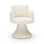 Jeffree - Performance Boucle Swivel Dining Chair - R&R Furniture Gallery (Fountain Valley, CA)